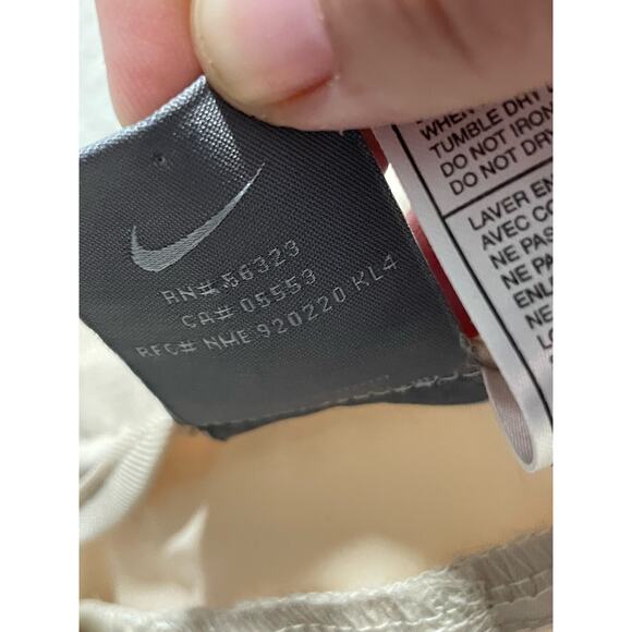 Nike Performance Pants Womens Small Golf Hiking Stretch Zip Pocket Cream Khaki - Picture 16 of 16